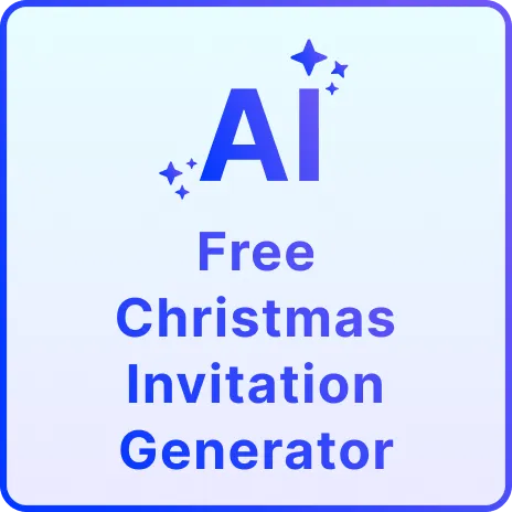 Free AI Christmas Invitation Generator, Free Online Invitation Maker